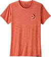 Patagonia + W's Cap Cool Daily Graphic Shirt Pimento Red X-Dye