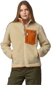 Patagonia + W's Classic Retro-X Jkt Dark Natural w/Redtail Rust