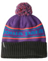 Powder Town Beanie Park Stripe Purple + Patagonia