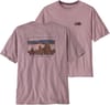 M's '73 Skyline Organic T-Shirt Stormy Mauve + Patagonia