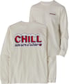M's L/S Chill Responsibili-Tee Birch White + Patagonia