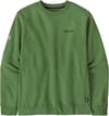 Fitz Roy Icon Uprisal Crew Sweatshirt Terrain Green + Patagonia