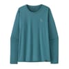 Patagonia + W's L/S Cap Cool Daily Graphic Shirt Wetland Blue X-Dye