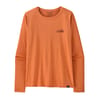 Patagonia + W's L/S Cap Cool Daily Graphic Shirt '73 Skyline: Rock Melon X-Dye