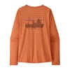 Patagonia + W's L/S Cap Cool Daily Graphic Shirt '73 Skyline: Rock Melon X-Dye - 3