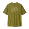 Patagonia + M's Cap Cool Daily Graphic Shirt Lands Graze Green X-Dye - 3