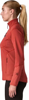 Patagonia + W's R1 Jkt Potters Red - 4