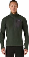 Patagonia + M's R1 Air Zip Neck Old Growth Green
