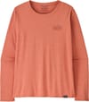 Patagonia + W's L/S Cap Cool Daily Graphic Shirt Strataspire: Moment Pink X-Dye
