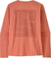 Patagonia + W's L/S Cap Cool Daily Graphic Shirt Strataspire: Moment Pink X-Dye - 3