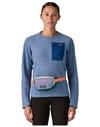 Patagonia + Terravia Mini Hip Pack Patchwork: Barnacle Blue - 3