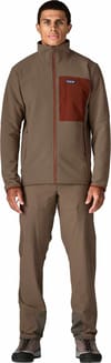 Patagonia + M's R2 TechFace Jkt Marlow Brown - 4