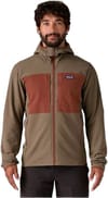 Patagonia + M's R2 TechFace Hoody Marlow Brown