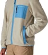 Patagonia + M's Synch Jkt Oatmeal Heather w/Shore Blue - 4
