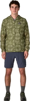 Patagonia + M's Houdini Jkt Coal Orange - 4