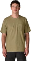 Patagonia + M's Boardshort Logo Pocket Responsibili-Tee Blue Sage - 4