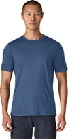 Patagonia + M's Cap Cool Merino Blend Shirt Coal Orange