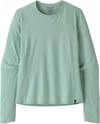 W's L/S Cap Cool Sun Shirt Thermal Blue Thin Ice X-Dye + Patagonia