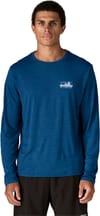 Patagonia + M's L/S Cap Cool Daily Shirt '73 Skyline Black - 4