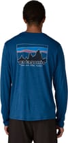 Patagonia + M's L/S Cap Cool Daily Shirt '73 Skyline Black - 5