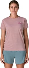 Patagonia + W's Cap Cool Daily Shirt Trailcheck Quiet Violet - 4