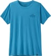 Patagonia + W's Cap Cool Daily Shirt Cloud Crag Shore Blue Light Shore Blue X-Dye
