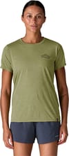 Patagonia + W's Cap Cool Daily Shirt Cloud Crag Shore Blue Light Shore Blue X-Dye - 4