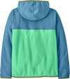 Patagonia + K's Micro D Snap-T Jkt Early Teal w/Shore Blue