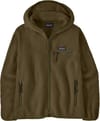 W's Retro Pile Hoody Basin Green + Patagonia