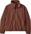 W's Micro D 1/2 Zip Fleece P/O Berm Brown + Patagonia