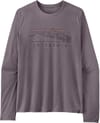 M's L/S Cap Cool Trail Shirt - Stratapeaks May Grey + Patagonia