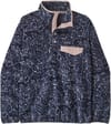 W's LW Synch Snap-T P/O Saxifrage Sunken Blue + Patagonia