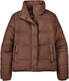 W's Silent Down Jkt Berm Brown + Patagonia