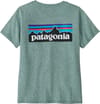 Patagonia + W's P-6 Logo Responsibili-Tee Blue Sage - 3
