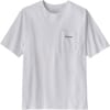 Patagonia + M's Boardshort Logo Pocket Responsibili-Tee Fiber White