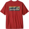Patagonia + M's Boardshort Logo Pocket Responsibili-Tee Rusty Red - 3