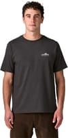 Patagonia + M's Fitz Roy Foothills T-Shirt Ink Black - 4