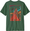 Patagonia + M's Cloud Crag T-Shirt Canopy Green - 3