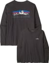 M's L/S Fitz Roy Foothills T-Shirt Ink Black + Patagonia
