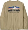 Patagonia + M's L/S Fitz Roy Foothills T-Shirt Weathered Stone