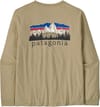 Patagonia + M's L/S Fitz Roy Foothills T-Shirt Weathered Stone - 3