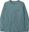 Patagonia + M's L/S Cloud Crag T-Shirt Blue Sage