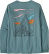 Patagonia + M's L/S Cloud Crag T-Shirt Blue Sage - 3