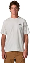 Patagonia + M's P-6 Logo Responsibili-Tee Fiber White - 4
