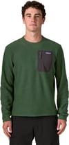 Patagonia + M's R1 Air Crew Treeline Green