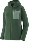 W's R1 Air Full-Zip Hoody Canopy Green + Patagonia