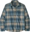 M's L/S LW Fjord Flannel Shirt Melting Ombre Summit Blue + Patagonia