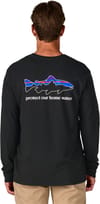 Patagonia + M's Cap Cool Daily Shirt - Great Waves Clement Blue Light X-Dye - 5