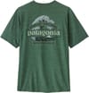 Patagonia + M's Cap Cool Daily Shirt - Great Waves Canopy Green Light X-Dye - 3