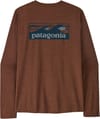 Patagonia + M's L/S Cap Cool Daily Shirt - Boardshort Logo Berm Brown Light X-Dye - 3
